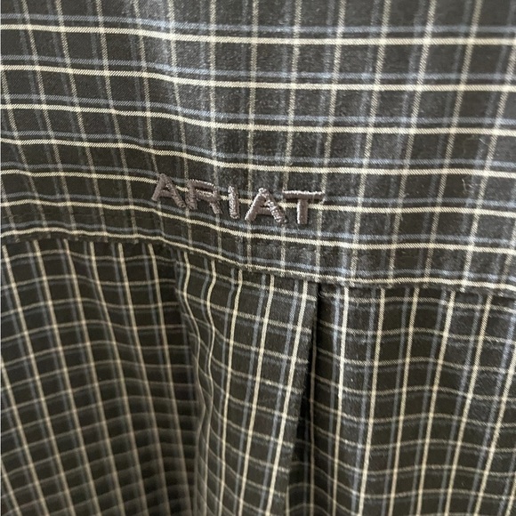 Ariat Pro Series Men’s Shirt size Large plaid Button Down Rodeo cowboy active - Picture 4 of 6